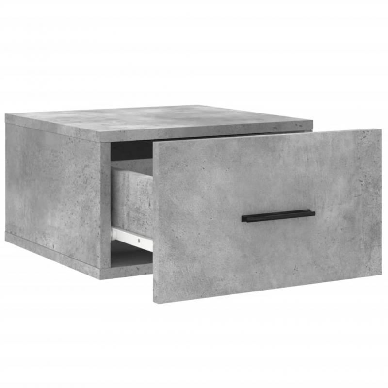 Vggmonterad sngbord betonggr 35x35x20 cm 2 st , hemmetshjarta.se
