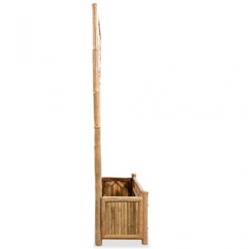 Odlingslda med spalj bambu 70 cm , hemmetshjarta.se