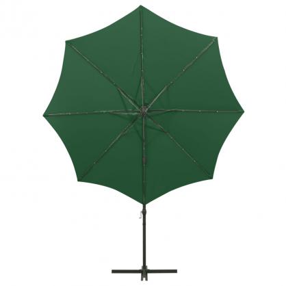 Frihngande parasoll med stng och LED grn 300 cm , hemmetshjarta.se