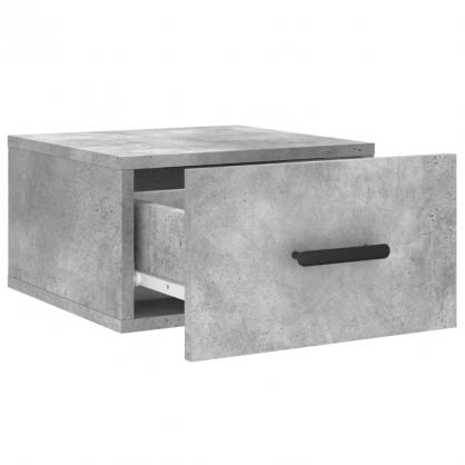 Vggmonterad sngbord betonggr 35x35x20 cm 2 st , hemmetshjarta.se
