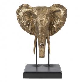 Dekoration Staty Elefant 42x30x56 cm Guld Polyresin , hemmetshjarta.se