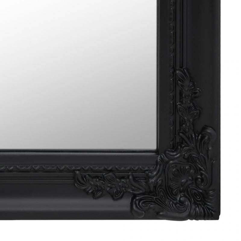 Golvspegel barockstil svart 45x180 cm , hemmetshjarta.se