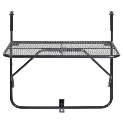 Balkongbord svart 60x40 cm stl , hemmetshjarta.se