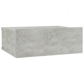 Sängbord svävande 30 x 30 x 15 cm betonggrå , hemmetshjarta.se