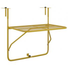 Balkongbord guld 60x40 cm stål , hemmetshjarta.se