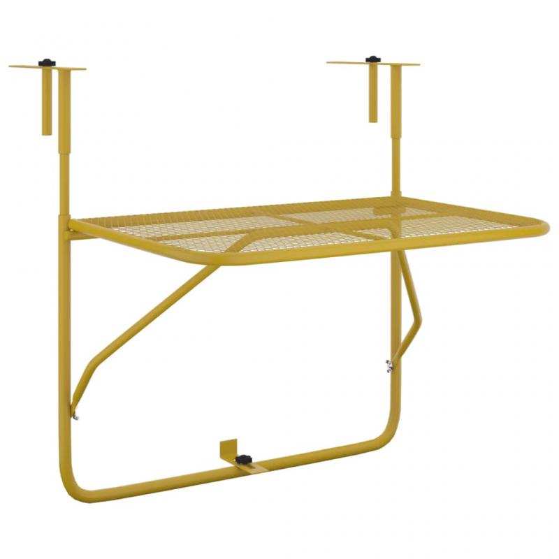 Balkongbord guld 60x40 cm stl , hemmetshjarta.se