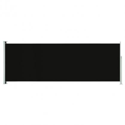 Infllbar sidomarkis fr uteplats svart 220x600 cm , hemmetshjarta.se