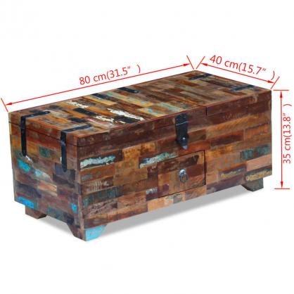 Kistbord 80x40x35 cm massivt tervunnet tr , hemmetshjarta.se