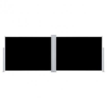 Infllbar sidomarkis fr uteplats svart 100x1000 cm dubbel , hemmetshjarta.se