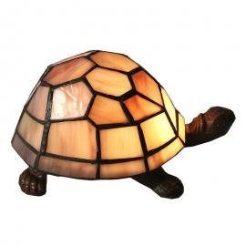 Dekorativ lampa Tiffany Turtle 22x18x16 Cm Beige , hemmetshjarta.se
