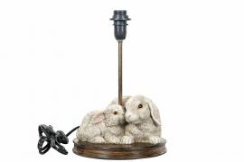 Lampfot Kaniner Poly 22x22x40,5cm , hemmetshjarta.se