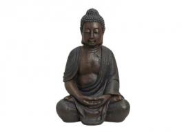 Dekoration Buddha XL Magnesia (B/H/D) 44x67x35 cm , hemmetshjarta.se