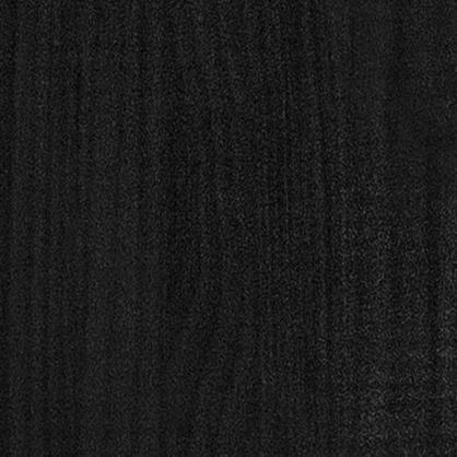 Sngbord 35,5x33,5x41,5 cm massivt furu svart , hemmetshjarta.se