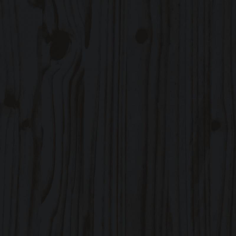 Cafset 3 delar svart massiv furu , hemmetshjarta.se