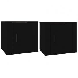 Sängbord svart 50x39x47 cm 2 st , hemmetshjarta.se