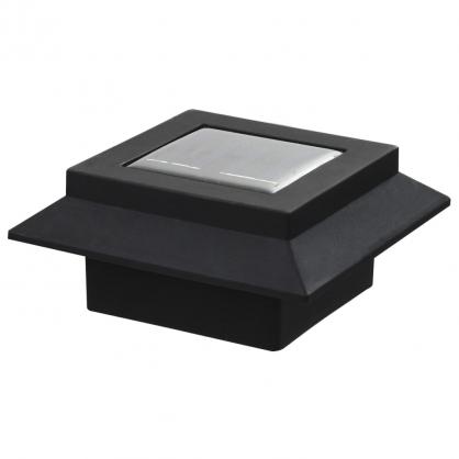 Solcellslampor 12 st LED fyrkantiga 12 cm svart , hemmetshjarta.se