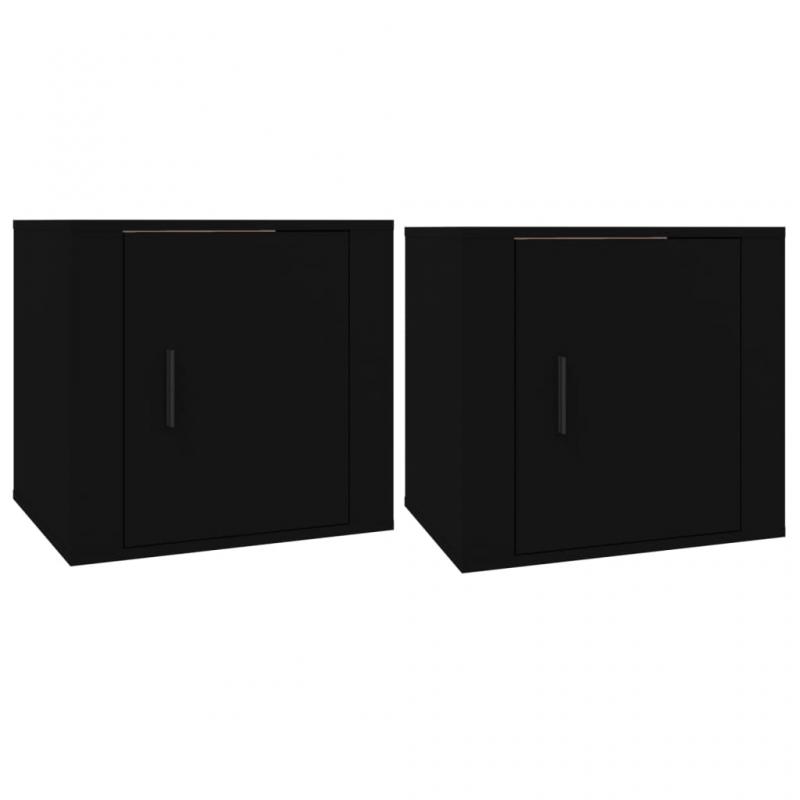 Sngbord svart 50x39x47 cm 2 st , hemmetshjarta.se