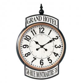 Väggklocka Vit Grand Hotel 62x6x93 cm / 1xAA , hemmetshjarta.se