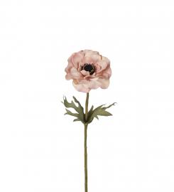 Mr Plant - Konstgjord Anemone 50 cm Rosa Real Touch Torkad , hemmetshjarta.se