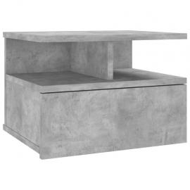 Sängbord svävande 40 x 31 x 27 cm betonggrå , hemmetshjarta.se
