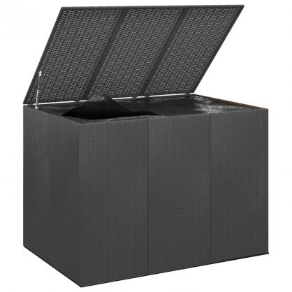 Dynbox PE-rotting 145x100x103 cm svart , hemmetshjarta.se