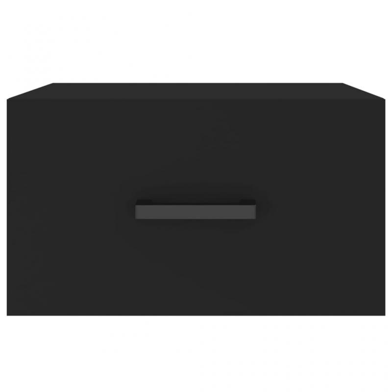 Vggmonterad sngbord svart 35x35x20 cm 2 st , hemmetshjarta.se