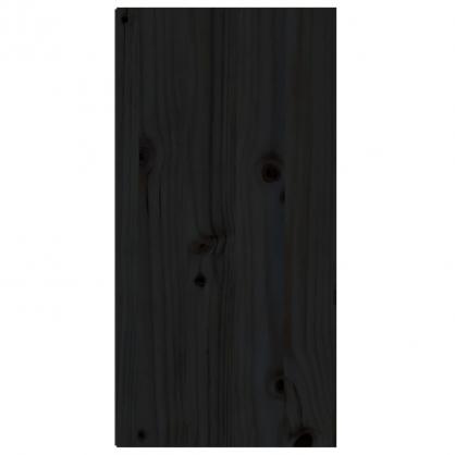 Vggskp 30x30x60 cm svart massiv furu 2 st , hemmetshjarta.se