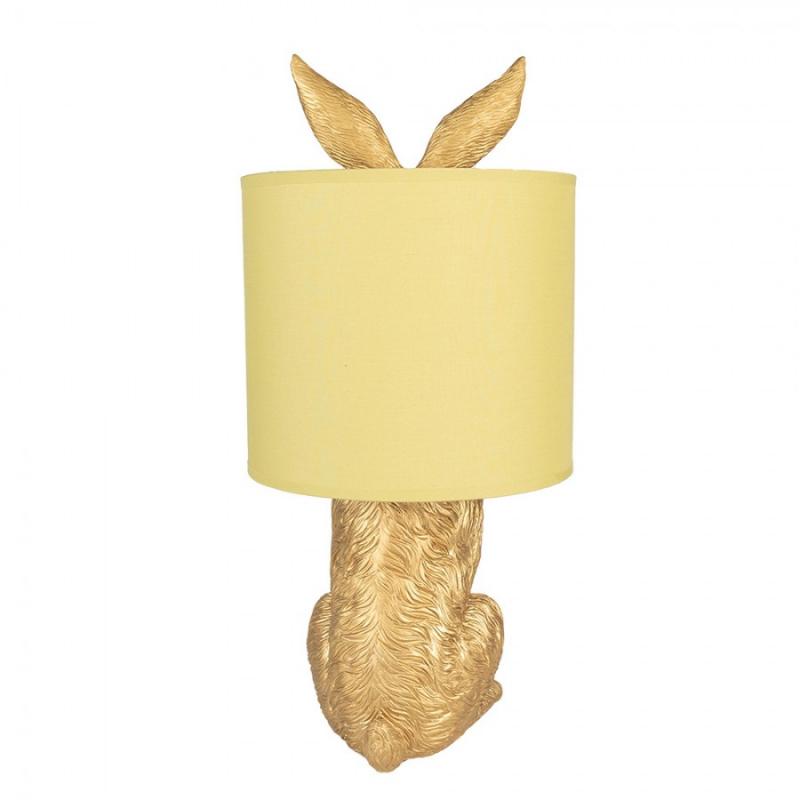 Bordslampa Kanin  20x43 cm Gyllene frg Polyresin , hemmetshjarta.se