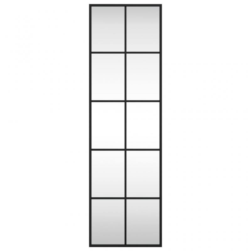 Vggspegel rektangulr svart 30x100 cm jrn , hemmetshjarta.se