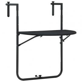 Balkongbord svart 60x64x83,5 cm plast konstrotting , hemmetshjarta.se