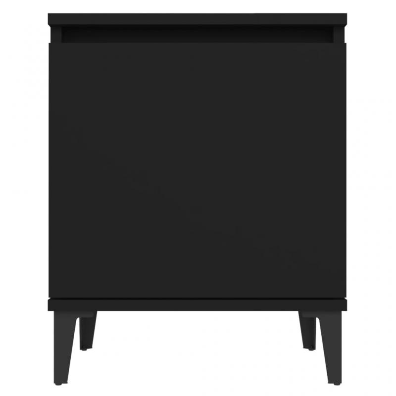 Sngbord 40x30x50 cm svart 2 st , hemmetshjarta.se