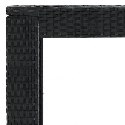 Barbord fr trdgrd 100x60,5x110,5 cm svart konstrotting , hemmetshjarta.se