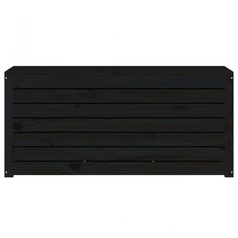 Dynbox massiv furu svart 101x50,5x46,5 cm , hemmetshjarta.se