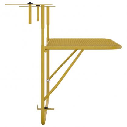 Balkongbord guld 60x40 cm stl , hemmetshjarta.se