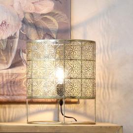 Lampa med mönster H36 / Ø30 cm antik mässing , hemmetshjarta.se