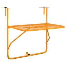 Balkongbord gul 60x40 cm stål , hemmetshjarta.se