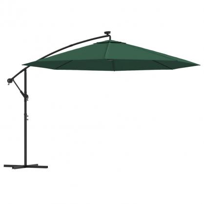 Frihngande parasoll med stng och LED grn 350 cm , hemmetshjarta.se