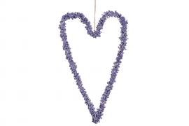 Hjärta/Häng Lavendel 40cm , hemmetshjarta.se