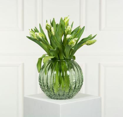 A Lot Decoration - Vas Glas Allium Grn 20x10x18cm , hemmetshjarta.se
