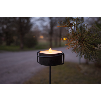 Utomhusmarschall LED Ljus Torch Candle Svart 7x10 , hemmetshjarta.se