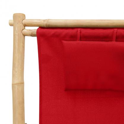 Solstol bambu och kanvas rd , hemmetshjarta.se