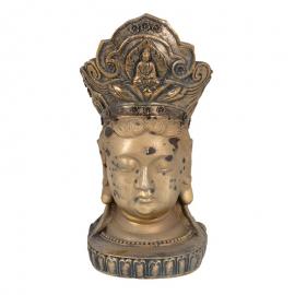 Dekoration Buddha 11x9x22 Cm Guldfärgad Polyresin , hemmetshjarta.se