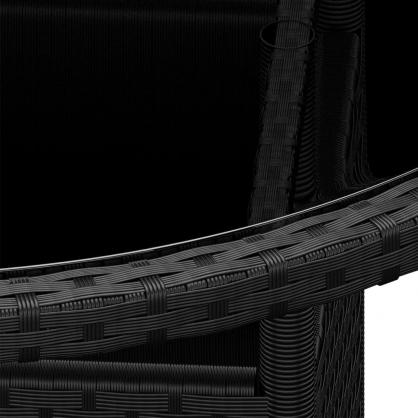 Bord fr trdgrd  80x75 cm och konstrotting svart , hemmetshjarta.se
