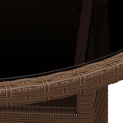 Bord fr trdgrd  80x75 cm och konstrotting brun , hemmetshjarta.se