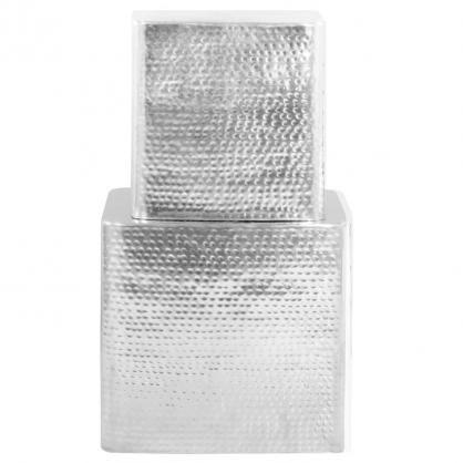 Soffbord aluminium 2 st silver , hemmetshjarta.se