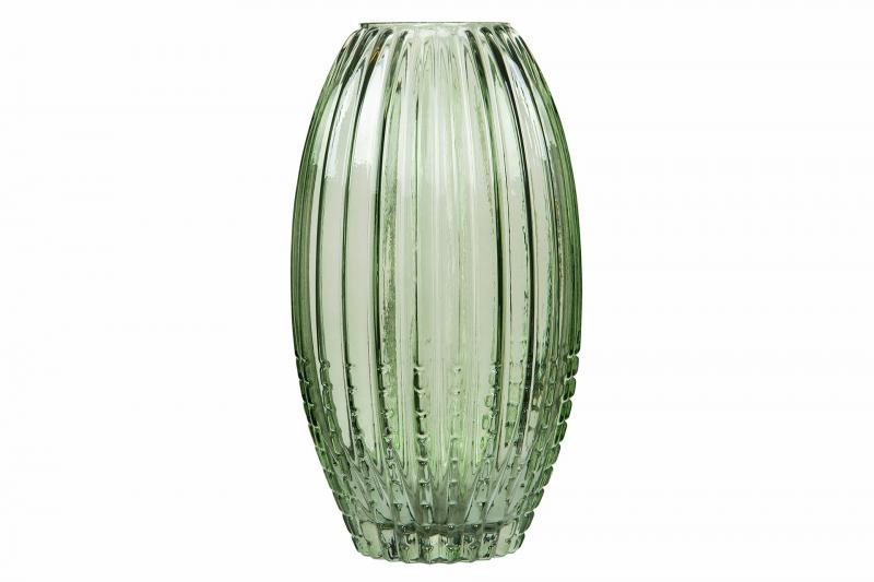 A Lot Decoration - Vas Glas Cane Grn 16x8x28cm , hemmetshjarta.se