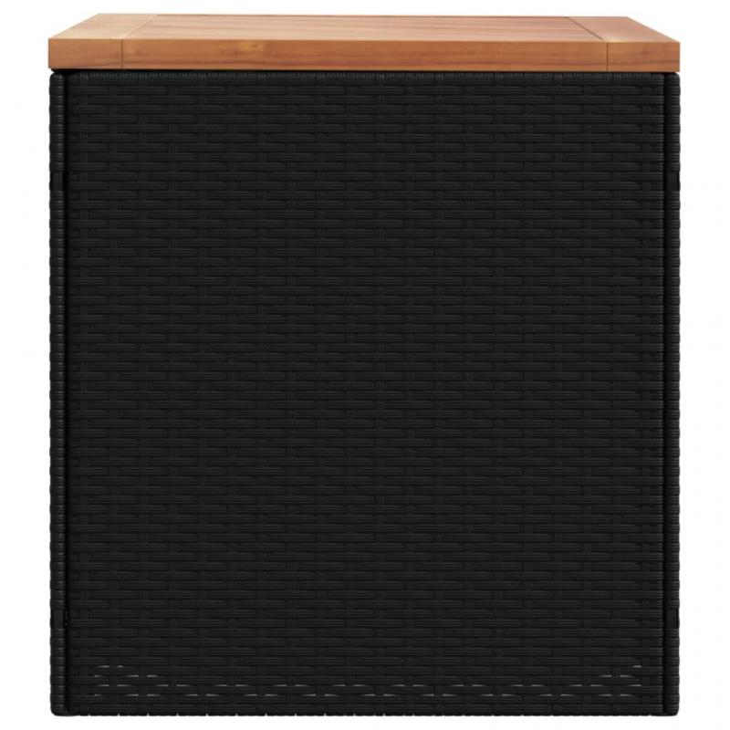Dynbox svart 110x50x54 cm konstrotting akaciatr , hemmetshjarta.se