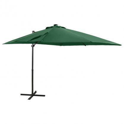 Frihngande parasoll med stng och LED grn 250 cm , hemmetshjarta.se