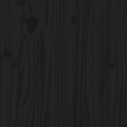 Trdgrdsbnk med bord 2-sits svart massiv furu , hemmetshjarta.se