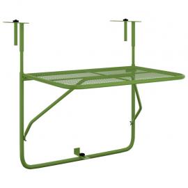 Balkongbord grön 60x40 cm stål , hemmetshjarta.se